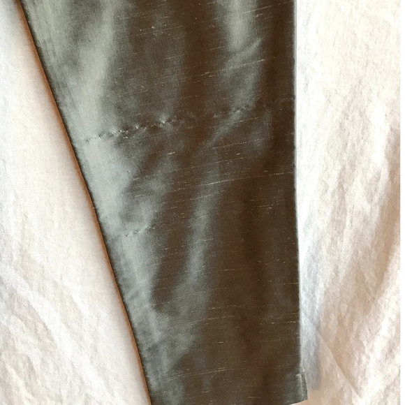 Isda & Co Silk Trousers Formal Occasion or Office size 12 has flaw - Picture 5 of 7